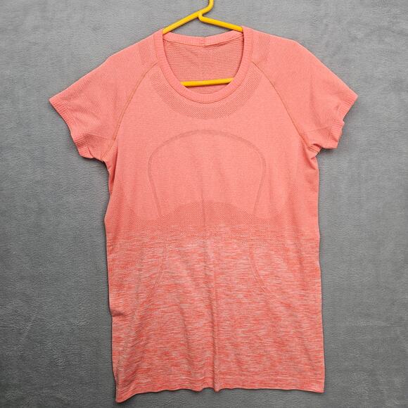 Lululemon Tops - Lululemon Swiftly Tech Short SS Crew Gradient Heathered Alarming Activewear 12